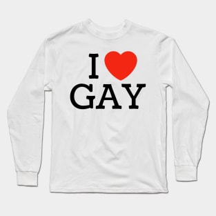 I Heart Gay Long Sleeve T-Shirt